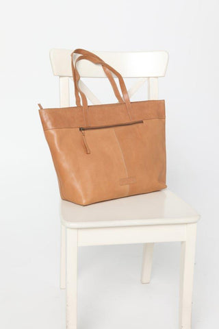 Cosgrove & Co Lined Tote| Charlie Camel