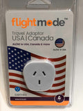 FLIGHT MODE- TRAVEL ADAPTOR | USA AND CANADA