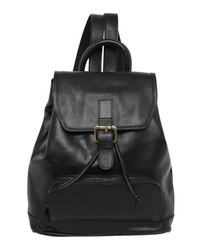 Cosgrove & Co Urban Leather Backpack | Cody Black