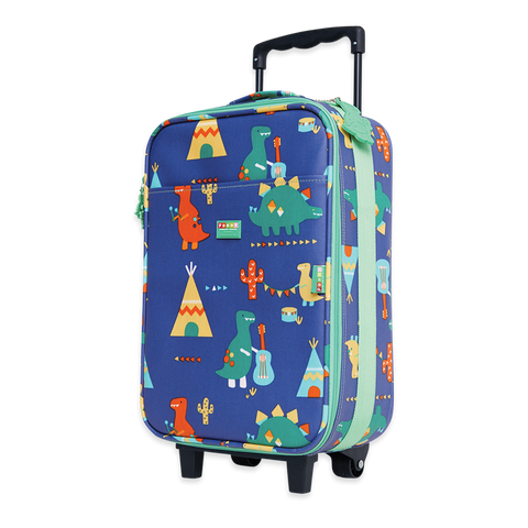 Kids' 2 Wheel Suitcase — Dino Rock