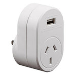 USA/ CANADA TRAVEL ADAPTOR- AUST TO USA/CANADA WITH USB