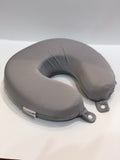 FLIGHT MODE- MEMORY FOAM TRAVEL PILLOW GREY