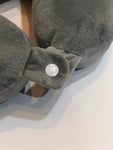 FLIGHT MODE- MEMORY FOAM TRAVEL PILLOW GREY