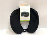 FLIGHT MODE- MEMORY FOAM TRAVEL PILLOW BLACK