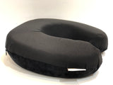 FLIGHT MODE- MEMORY FOAM TRAVEL PILLOW BLACK