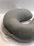 FLIGHT MODE- MICROBEAD TRAVEL PILLOW GREY