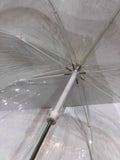 CLIFTON- KIDS CLEAR BIRDCAGE UMBRELLA PINK TRIM