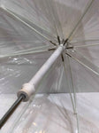 CLIFTOM- KIDS CLEAR BIRDCAGE UMBRELLA WHITE TRIM