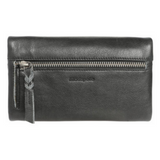 MODAPELLE - LADIES RFID PROTECTED LEATHER WALLET - BLACK