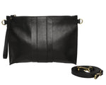 Cosgrove & Co Letaher Clutch | Cleo Black