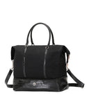 TOSCA- CANVAS OVERNIGHT BAG | BLACK