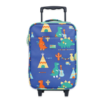 Kids' 2 Wheel Suitcase — Dino Rock