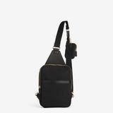 HAVEN LABEL | BONDI MESSENGER BACKPACK | BLACK