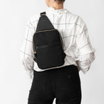 HAVEN LABEL | BONDI MESSENGER BACKPACK | BLACK