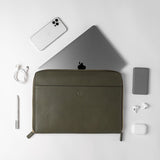 HAVEN LABEL | PADDINGTON 13" LAPTOP CASE | OLIVE