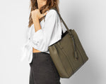 HAVEN LABEL | BRONTE TOTE BAG - OLIVE