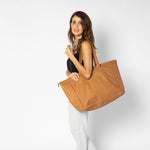 HAVEN LABEL | WOOLLAHRA REVERSIBLE GYM BAG | KHAKI/TAN